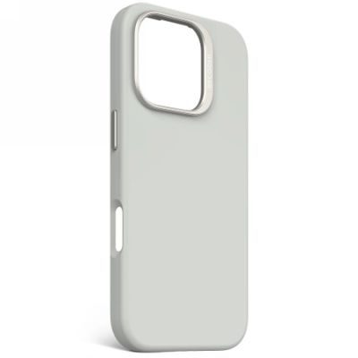 2. Decoded AntiMicrobial Silicone Backcover with MagSafe for iPhone 16 Pro - Gray