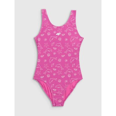 Girls' One-Piece Swimsuit 4F 4FJRSS25USWSF109-90A