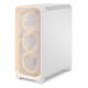 4. Fractal Design Meshify 3 Ambience Pro RGB Clear Tint White case