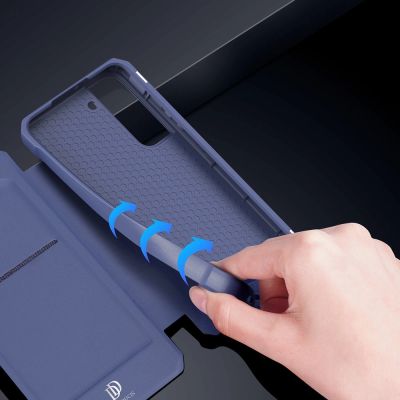 10. DUX DUCIS Skin X Holster Cover for Samsung Galaxy S22 + (S22 Plus) blue