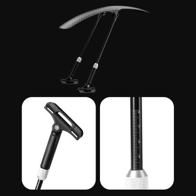 10. Wozinsky WBR-01 universal adjustable bicycle fender - black