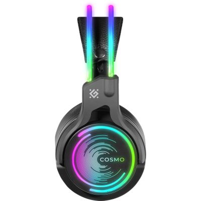 10. DEFENDER ON-EAR HEADPHONES WITH MICROPHONE COSMO PRO 7.1 RGB BACKLIGHT 64536