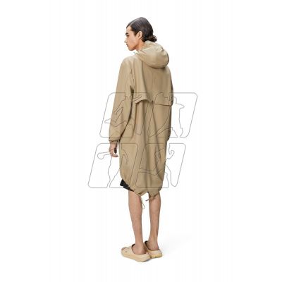 6. Rains unisex Fishtail Parka W3 18140 24 SAND