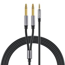 Orico AX2N audio cable mini jack 3.5 mm to 2 x jack 6.5 mm 1 m - black