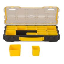 Stanley FMST1-75779 Tool Box Small Parts Box Polycarbonate (PC) Black, Yellow