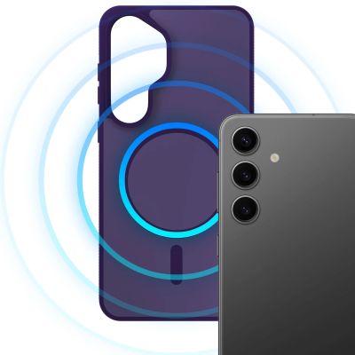 21. 3mk Smoke MagCase for Samsung Galaxy S25 - purple