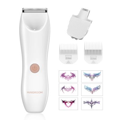 2. MAXGROOM M-9082 2-in-1 Women's Body and Face Trimmer - White