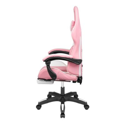 8. Kruger&Matz GX-150 White-Pink Gaming Chair