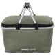 8. FOLDABLE THERMAL TOURIST BASKET 24L GREEN ENERO CAMP