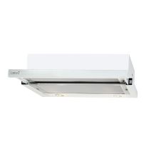 CATA TF 2003 600 GWH Telescopic hood, class C, width 60 cm, 390 m3/h, mechanical control, LED, white glass