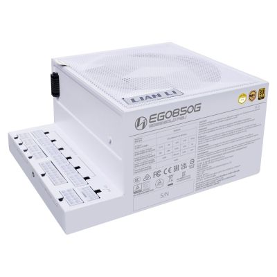 Lian Li EDGE GOLD 850 80 PLUS Gold Netzteil power supply, PCIe 5.1, ATX 3.1 - 850 Watt, white