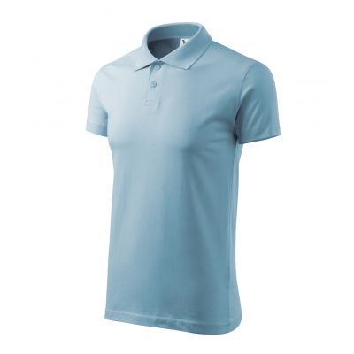 6. Malfini Single J. M MLI-20215 blue polo shirt