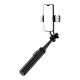 7. Selfie stick WC12YDS 1.3m aluminum alloy telescopic tripod with dual lamp and phone holder - black