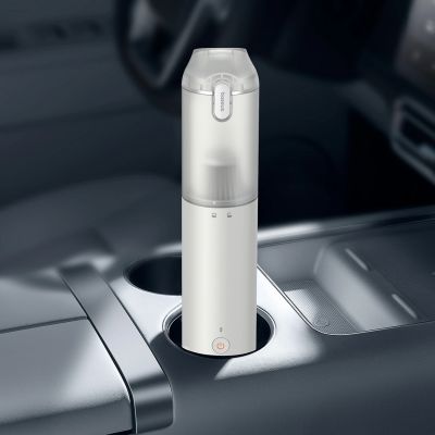 8. Baseus A3lite Wireless Car Vacuum Cleaner with Mattress Pump Function - White