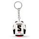 4. GKS Tychy hockey jersey keychain (Home) SREBBREKH-GKS