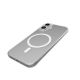 8. Puro Lite Mag TPU+PC Case Compatible with MagSafe for iPhone 17 - Transparent with White Ring