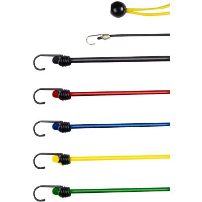 6. LUGGAGE SECURING RUBBER STRAPS HOOKS 18 PCS DUNLOP