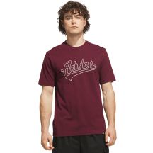 adidas Varsity Tailsweep Graphic Men's T-Shirt in Burgundy KS2180