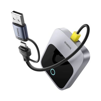 4. Baseus SafeJourney Series Wireless CarPlay Adapter - Gray