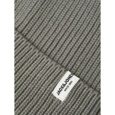 2. Jack&Jones JACKRINK BEANIE LN 12193386 CASTOR GRAY