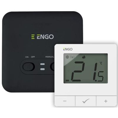 ENGO Controls E20i-W wireless, battery-powered, Wi-Fi, internet temperature controller, white, 868MHz