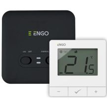 ENGO Controls E20i-W wireless, battery-powered, Wi-Fi, internet temperature controller, white, 868MHz