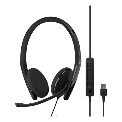 4. Epos Adapt 160T USB-A Wired On-Ear Headphones
