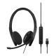 4. Epos Adapt 160T USB-A Wired On-Ear Headphones