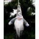 3. DECORATIVE PENDANT SANTA CLAUS WITH HANDLES 11CM GRAY