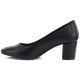10. Women’s Black Leather Loafers Sergio Leone MK25112-S