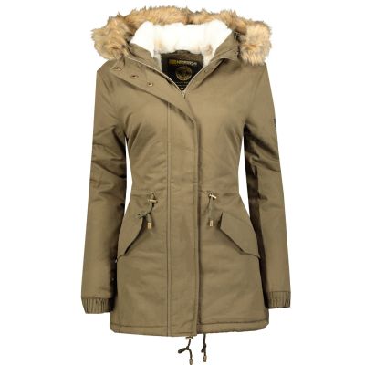 Geographical Norway AMPURIA LADY 056 BS3 Women's Parka (WQ833F/GN-KAKI)
