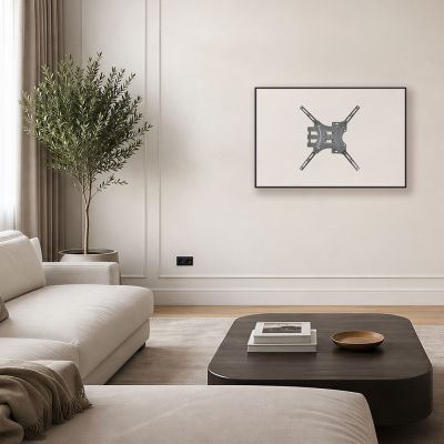 5. MACLEAN TV MOUNT / HANGER 32-55'' MACLEAN TV MOUNT / HANGER, MAX VESA 400X400, 32-55", UP TO 25KG, BLACK, TILT ADJUSTMENT