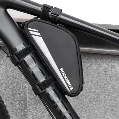 12. Rockbros B55-BK bicycle bag for frame 0.7 l - black