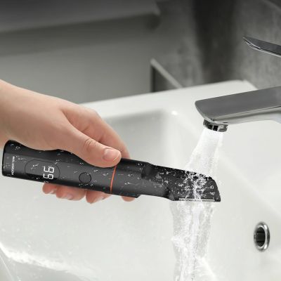15. MAXGROOM LK-881 multifunctional trimmer with replaceable tips - black