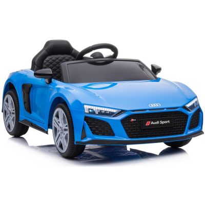 10. BATTERY-POWERED CAR LICENSE AUDI R8 SPYDER BLUE