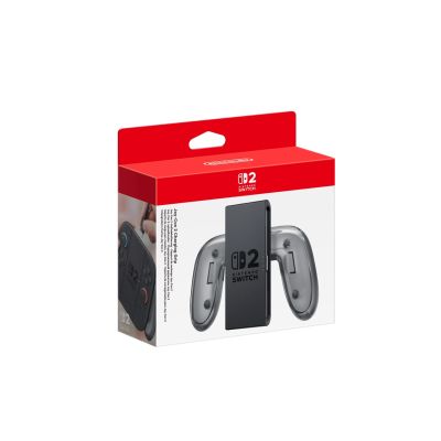9. Joy-Con charging holder, Switch 2, Steuerungsgrip, Schwarz, Transparent, Kunsstoff
