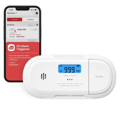 6. X-Sense XC04-WX Smart Smoke Detector Carbon Monoxide Detector Wireless Connections