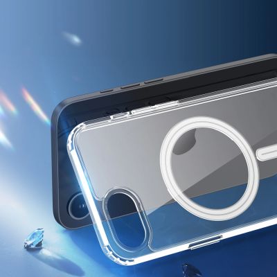 7. Dux Ducis Clin Mag Case for iPhone 16e / 17e Compatible with MagSafe - Black