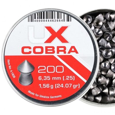 2. 6.35 Umarex Cobra Pointed Ribbed pellets 200 pcs.