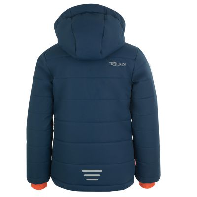 2. Trollkids Kids Hemsedal Snow Jacket XT mystic blue/orange abrasion-resistant blue (513-142)