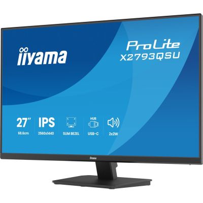 5. iiyama ProLite X2793QSU-B1 computer monitor 68.6 cm (27") 2560 x 1440 px Quad HD LED Black