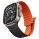 2. Spigen Athlex Air M Strap for Apple Watch 44/45/46/49 mm - Black and Orange