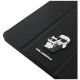 7. Karl Lagerfeld Saffiano Magnetic Karl & Choupette iPad Pro 11" 2024 Book Cover Case - Black
