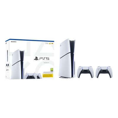 2. SONY PS5 Slim 1TB console + controller white