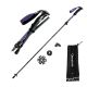 Qunature Nordic Walking Trekking Pole Aluminum 110 - 130 cm 1 pc. - Purple