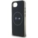 6. BMW IML Metal White Circle MagSafe iPhone 16e Case - Black