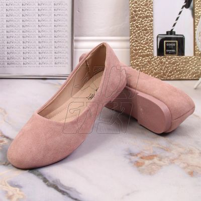 8. eVento W EVE205C suede ballerinas, dirty pink