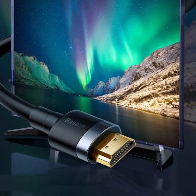 9. Baseus Cafule HDMI / HDMI 2.0 4K 60 Hz 3D 18 Gbps cable 3 m - black