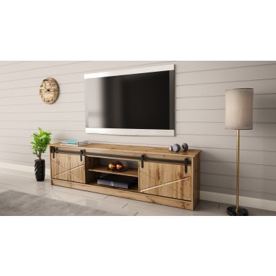 5. TV cabinet GRANERO 200x56.7x35 oak wotan