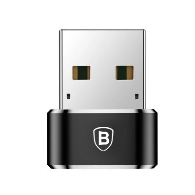 2. Baseus Mini USB-C to USB-A adapter - black